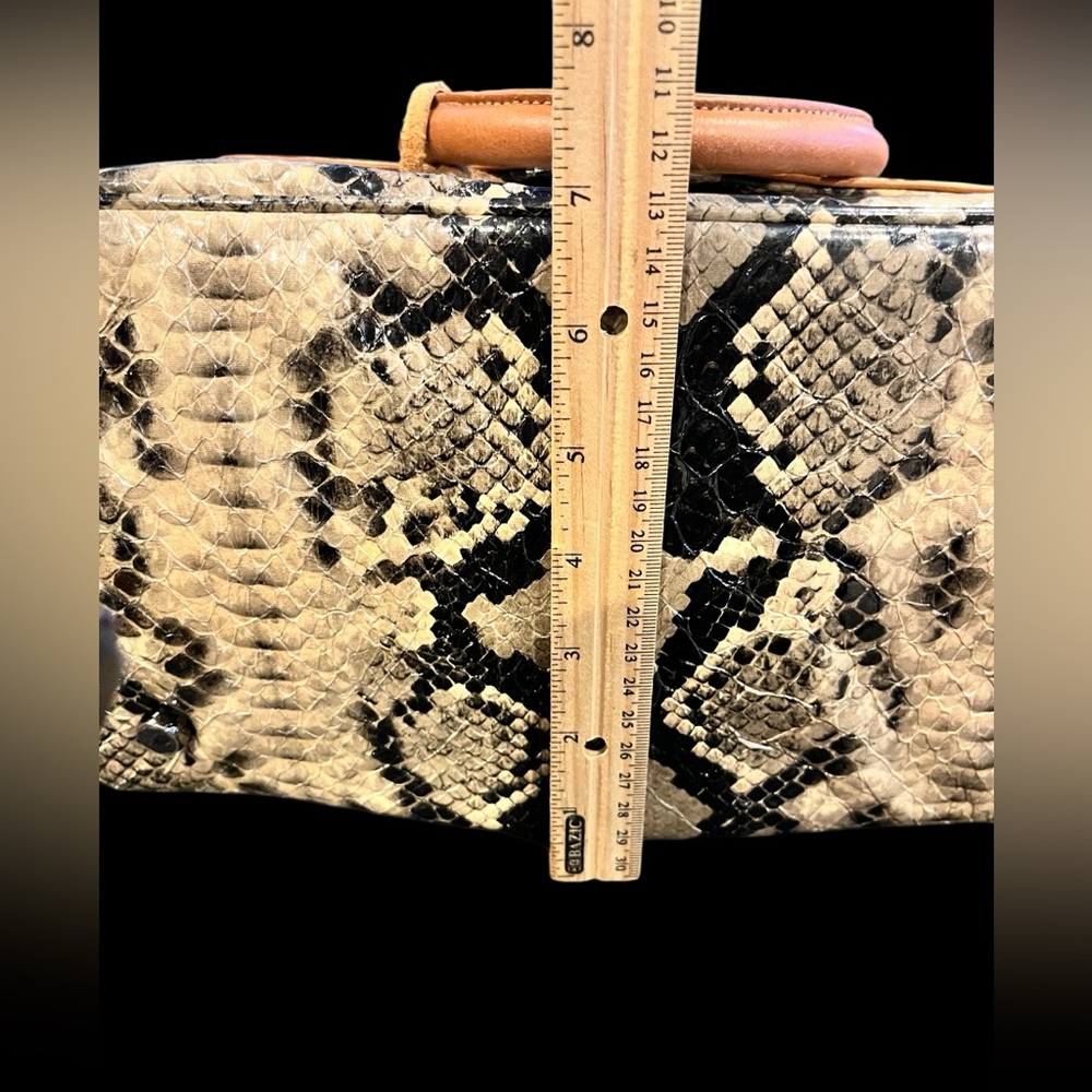 Rebecca Minkoff python handbag with shoulder strap - Picture 9 of 15